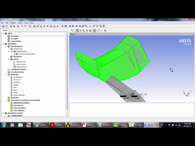 فیلم آموزشی: شبیه سازی توربین شعاعی CFD با استفاده از روش Ansys CFX After Export Points و TurboGrid Mesh با زیرنویس فارسی