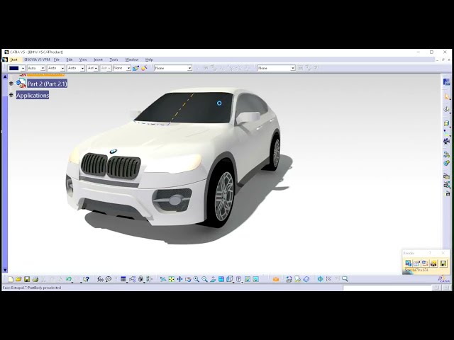 فیلم آموزشی: CATIA V5 R20 - آموزش مدلسازی سطح BMW X6