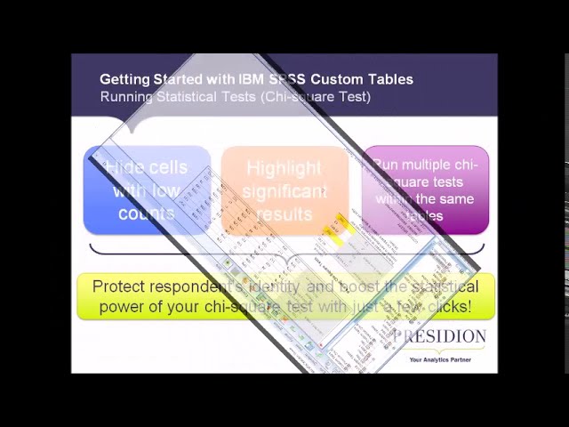 فیلم آموزشی: سری جداول سفارشی IBM SPSS: 2. اجرای تست های مربع چی با زیرنویس فارسی