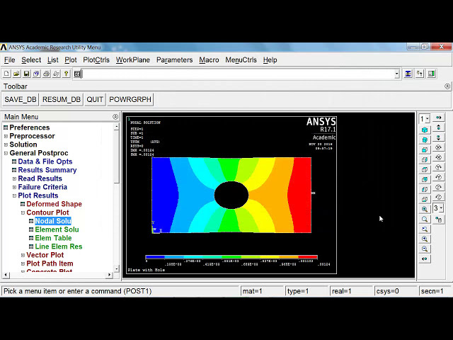 فیلم آموزشی: آموزش ANSYS ADPL 17 - بشقاب مستطیلی با سوراخ