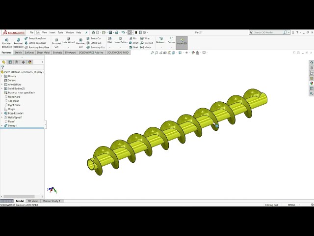 فیلم آموزشی: طراحی نوار نقاله پیچ | آموزش مبتدیان Solidworks | تمرین شماره 95 با زیرنویس فارسی