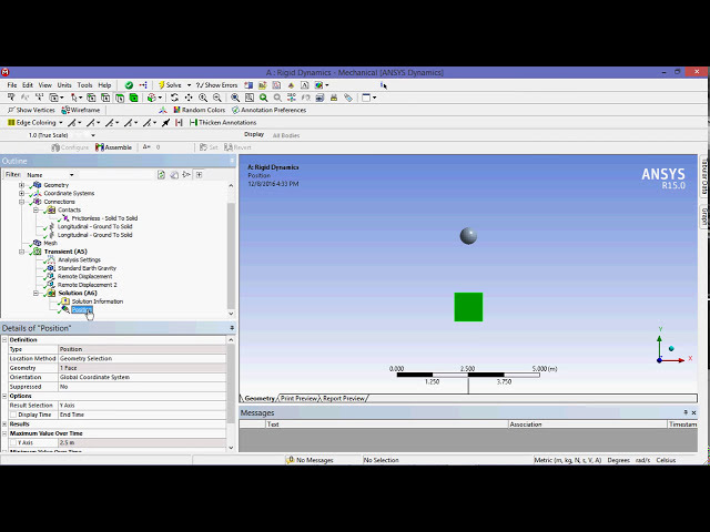 فیلم آموزشی: نمونه سقوط در Ansys