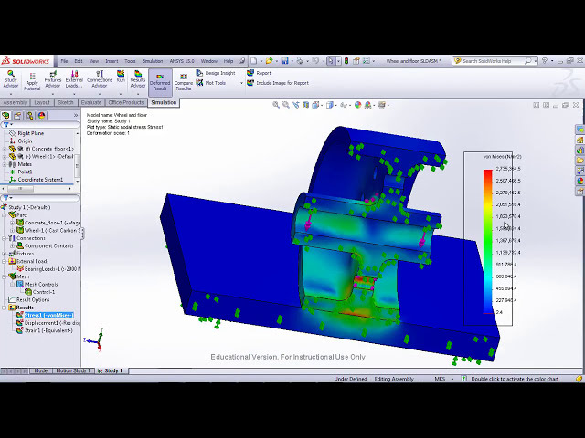 فیلم آموزشی: اعمال بارهای تحمل (3/3): شبیه سازی SolidWorks با زیرنویس فارسی