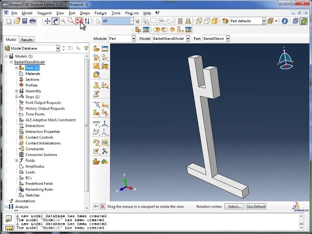 فیلم آموزشی: 1.e) Abaqus Basics - Rotate and Autofit با زیرنویس فارسی