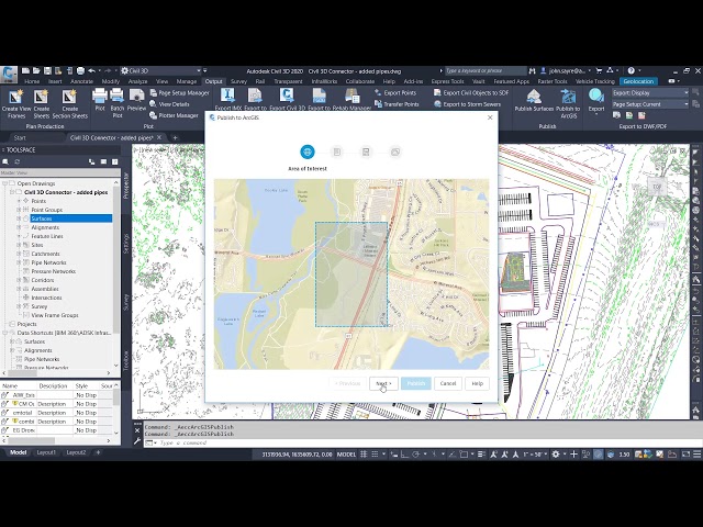 فیلم آموزشی: رابط Autodesk C3D 2020.1 برای Civil 3D - انتشار با زیرنویس فارسی