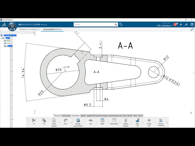 فیلم آموزشی: CATIA 3DExperience - تحمل سه بعدی و حاشیه نویسی با زیرنویس فارسی