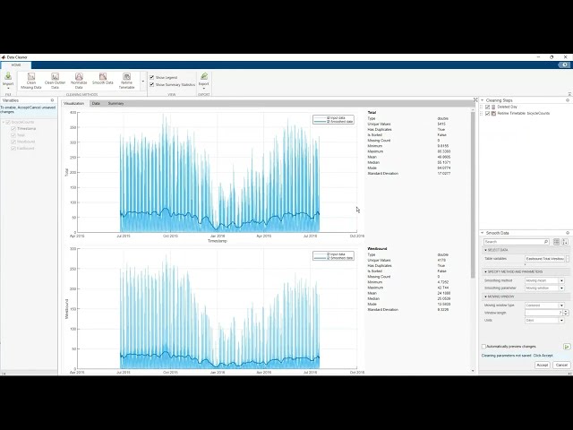 فیلم آموزشی: MATLAB R2022a: برنامه پاک کننده داده (ویژگی جدید) با زیرنویس فارسی