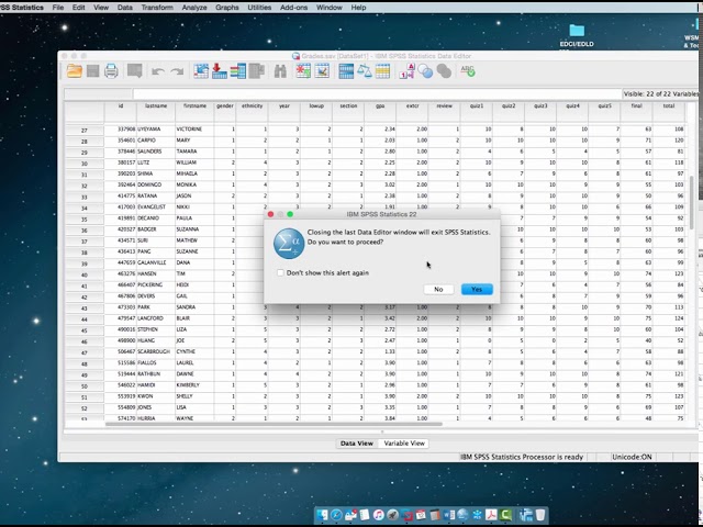 فیلم آموزشی: تبدیل Grades.dat به Grades.sav با استفاده از SPSS با زیرنویس فارسی