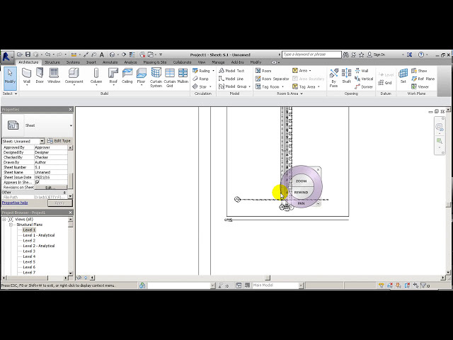 فیلم آموزشی: نحوه چرخاندن نقاشی بدون چرخش عنوان (revit 2016)