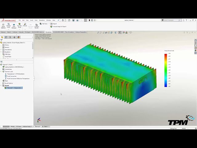 فیلم آموزشی: SOLIDWORKS FLOW- ماژول خنک کننده الکترونیکی با زیرنویس فارسی