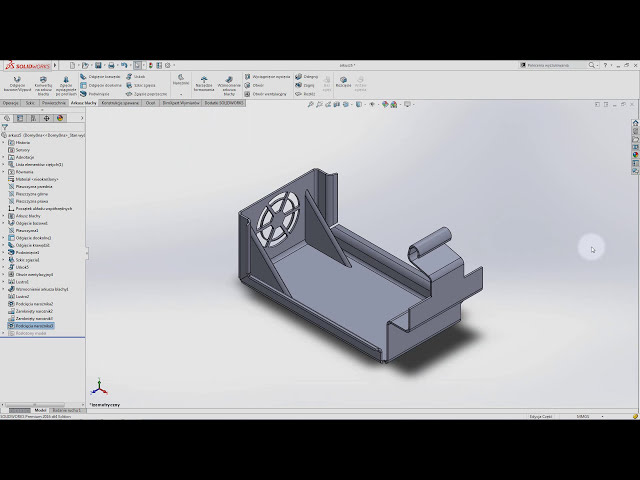 فیلم آموزشی: ورق فلزی - نبش برجسته | SOLIDWORKS Tutorial #37