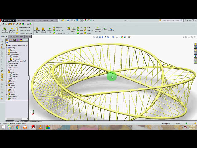 فیلم آموزشی: Solidworks Sweep Tool