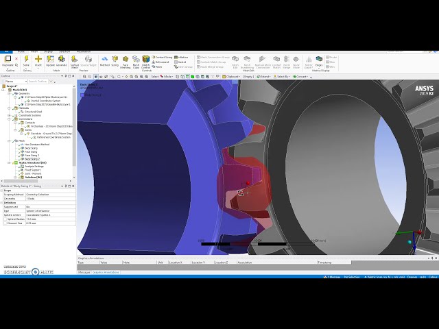 فیلم آموزشی: تحلیل چرخ دنده با میز کار Ansys