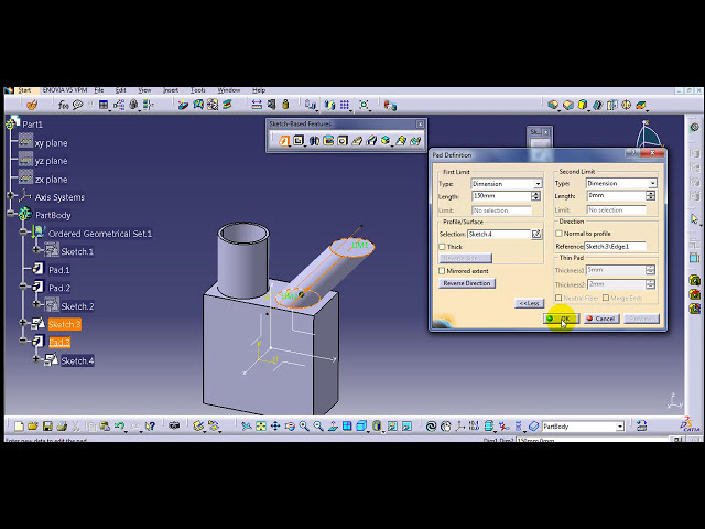 فیلم آموزشی: PAD Command CATIA V5 با زیرنویس فارسی