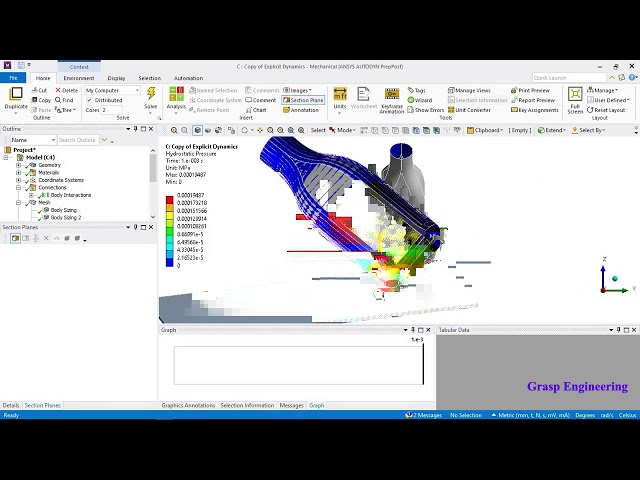 فیلم آموزشی: تجزیه و تحلیل قطره بطری با استفاده از ANSYS / تجزیه و تحلیل دینامیکی آشکار / تجزیه و تحلیل ضربه