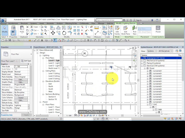 فیلم آموزشی: سوئیچ ها و سیستم های REVIT LIGHTING PROJECT 07 با زیرنویس فارسی