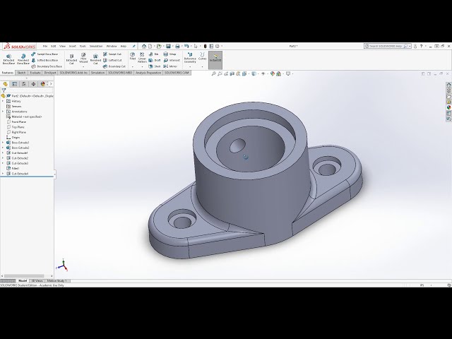 فیلم آموزشی: مدلسازی پارامتری با Solidworks Ch.14 #Bearing