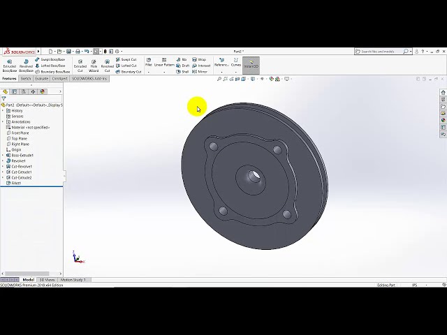 فیلم آموزشی: آموزش مبتدیان SolidWorks-Cylinder Head با زیرنویس فارسی