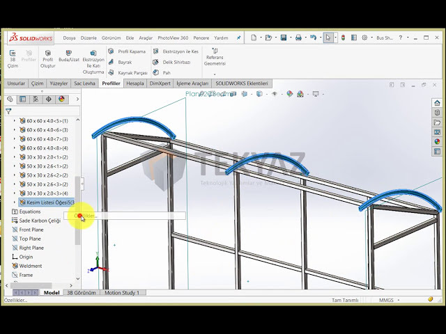 فیلم آموزشی: SOLIDWORKS 2016 - اختصاص مواد به نمایه - نمایه با زیرنویس فارسی