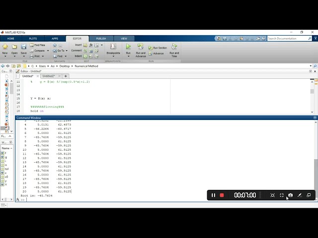 فیلم آموزشی: کد متلب برای روش تکرار نقطه ثابت برای حل سیستم معادلات غیر خطی | متلب