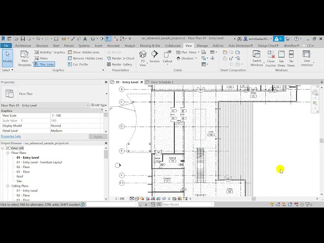 فیلم آموزشی: برای برچسب‌ها و برنامه‌ها، مسیرهای چرخش در و شماره اتاق را در Revit به صورت خودکار بنویسید با زیرنویس فارسی