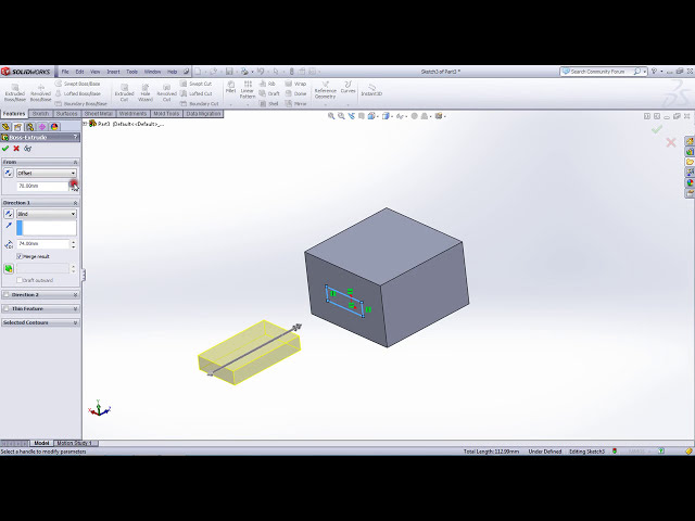 فیلم آموزشی: اکسترود و چرخاندن Boss یا Base در SOLIDWORKS 2016 با زیرنویس فارسی