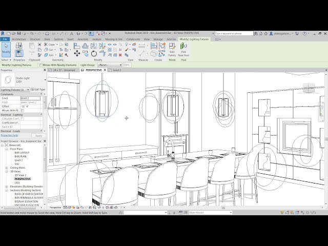 فیلم آموزشی: Revit 2019 - Rendering - Episode 1 - Lighting با زیرنویس فارسی