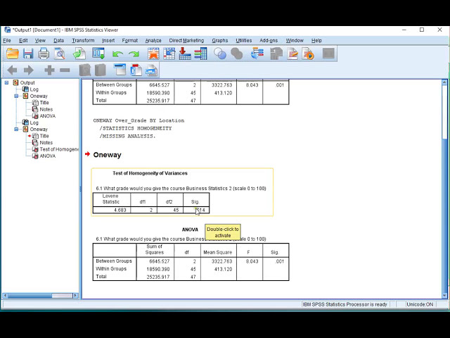 فیلم آموزشی: SPSS - تست Levene F با زیرنویس فارسی