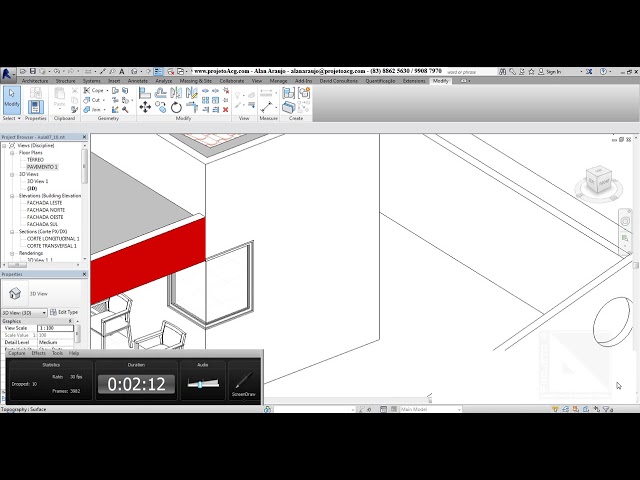 فیلم آموزشی: [REVIT] چگونه دیوار را با استفاده از Split Face تقسیم کنیم با زیرنویس فارسی