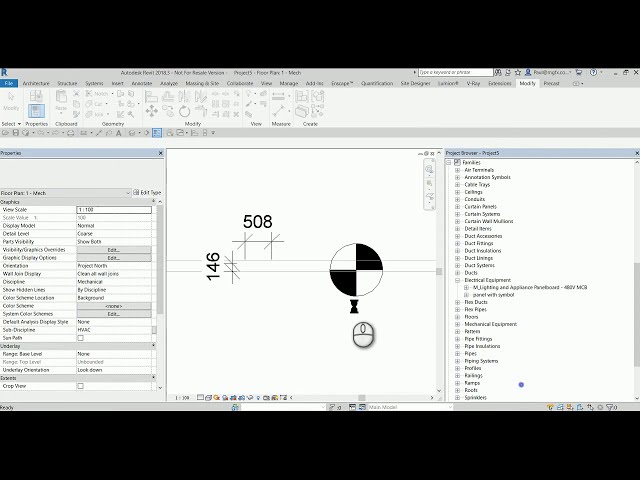 فیلم آموزشی: نماد حاشیه نویسی عمومی Autodesk Revit در پنل الکتریکی با زیرنویس فارسی