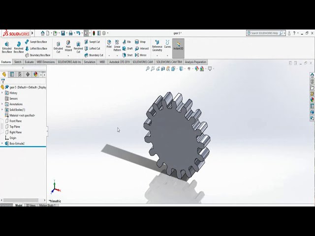 فیلم آموزشی: آموزش Solidworks: چگونه یک چرخ دنده سازگار با اندازه متفاوت از یک چرخ دنده موجود ایجاد کنیم؟ با زیرنویس فارسی