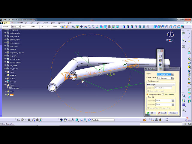 فیلم آموزشی: ویژگی های مبتنی بر طرح - کارگاه طراحی قطعات CATiA برای مبتدیان با زیرنویس فارسی