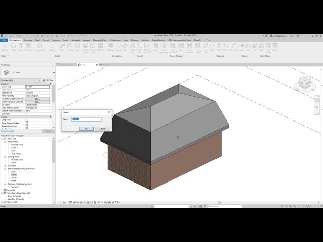 فیلم آموزشی: تمرین Revit (روز 160) - سقف مانسارد با زیرنویس فارسی