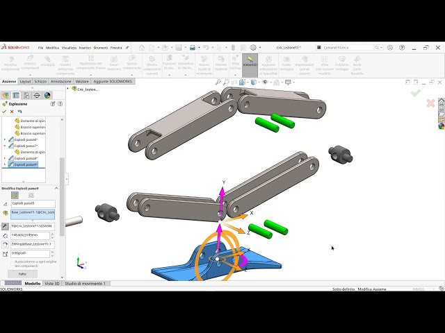 فیلم آموزشی: نمای انفجاری مونتاژ در SolidWorks