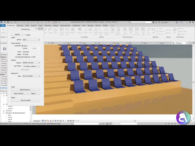 فیلم آموزشی: Auditorium in Revit Tutorial با زیرنویس فارسی