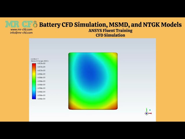 فیلم آموزشی: آموزش فلوئنت ANSYS: شبیه سازی CFD باتری، مدل های MSMD و NTGK