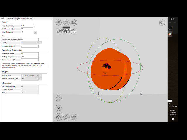 فیلم آموزشی: ایجاد GCode از فایل Solidworks با Cura با زیرنویس فارسی