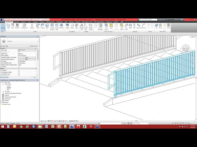 فیلم آموزشی: استفاده از برنامه افزودنی Revit Handrail برای دستیابی به گرافیک سازگار با ADA با زیرنویس فارسی