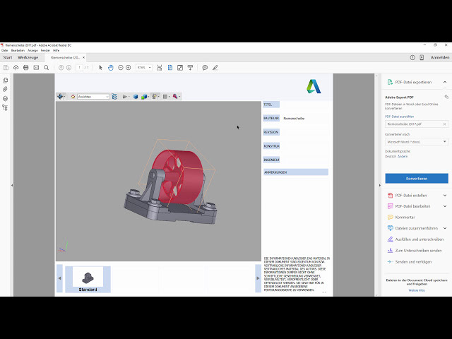 فیلم آموزشی: Autodesk Inventor 2017 - ایجاد یک PDF سه بعدی با زیرنویس فارسی