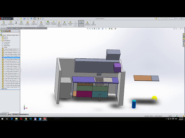 فیلم آموزشی: چرا نمی توانم اشیاء شناور را در SolidWorks جابجا کنم؟ با زیرنویس فارسی