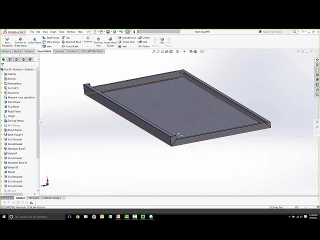 فیلم آموزشی: سفارش خم در قطعات ورق فلزی SOLIDWORKS