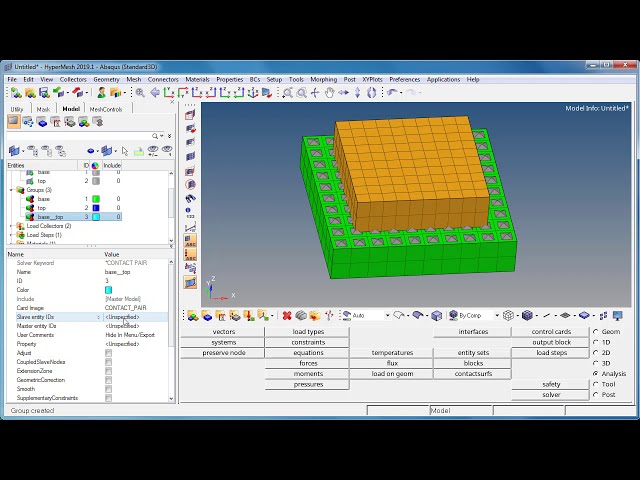 فیلم آموزشی: Abaqus - Contact Surfaces Setup به صورت دستی با استفاده از HyperMesh