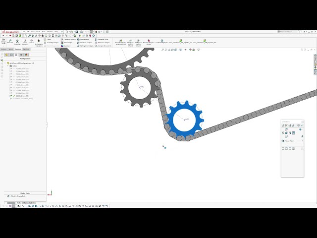 فیلم آموزشی: Solidworks: Bike Drivetrain با استفاده از متغیرها و معادلات جهانی با زیرنویس فارسی