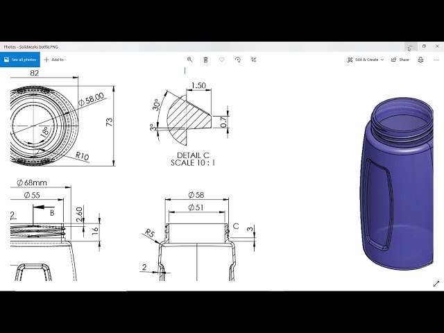 فیلم آموزشی: مونتاژ بطری آموزش سطوح SolidWorks