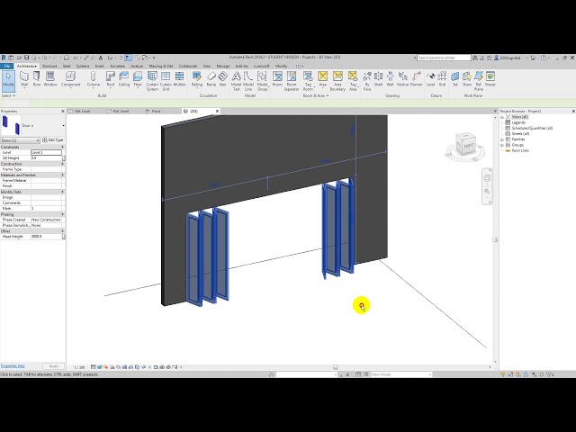 فیلم آموزشی: آموزش REVIT - SLIDE DOOR MULTI PANEL IN REVIT با زیرنویس فارسی