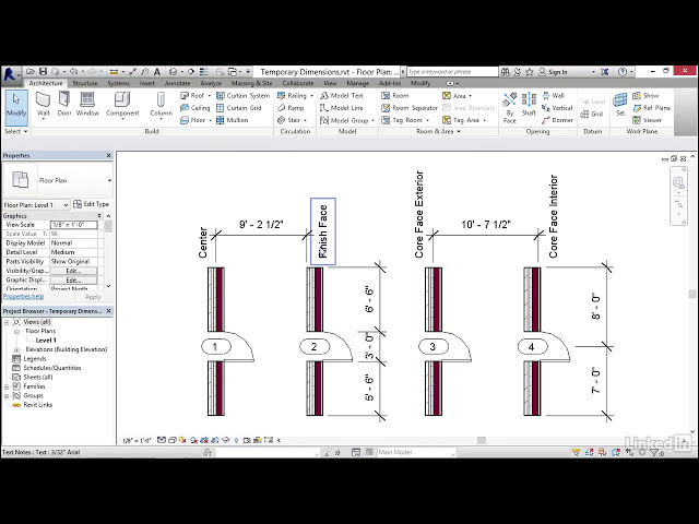 فیلم آموزشی: آموزش Revit - مکان یابی دیوارها با زیرنویس فارسی