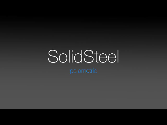 فیلم آموزشی: طراحی سازه فولادی با SOLIDWORKS - SolidSteel پارامتریک، 3D CAD Steelwork، تیزر شماره 3