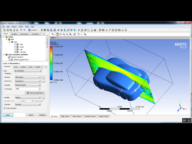 فیلم آموزشی: تجزیه و تحلیل جریان هوا در ماشین مسابقه با استفاده از آموزش Ansys Fluent Must Watch