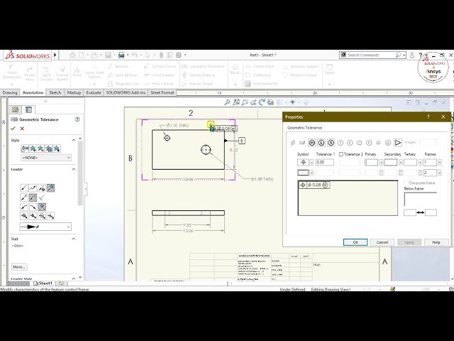 فیلم آموزشی: ✅ طراحی Solidworks - ابعاد هندسی و تحمل