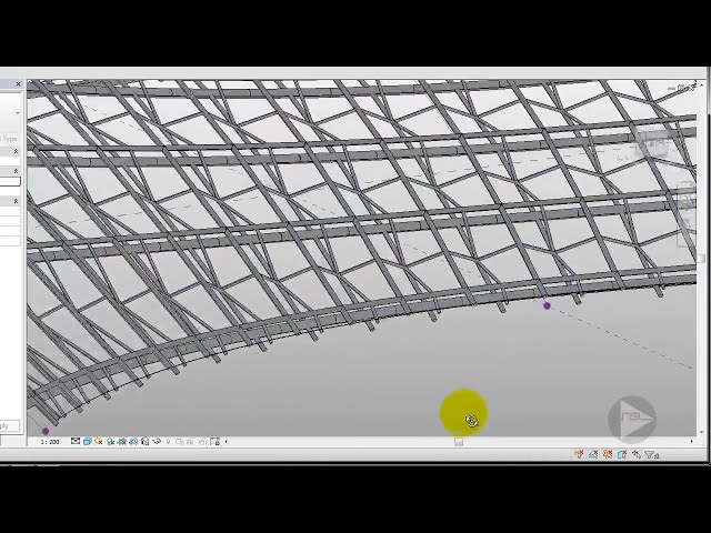 فیلم آموزشی: BIM - ساختار کششی Revit 3D Organic Form 03